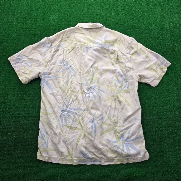 Tommy Bahama Hawaiian Shirt Mens Medium Button Up 100% Silk Tropical Beach - Picture 9 of 10